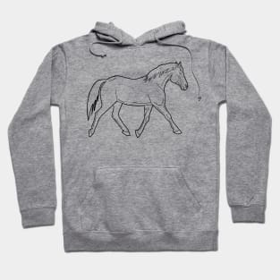 Trotting horse Hoodie